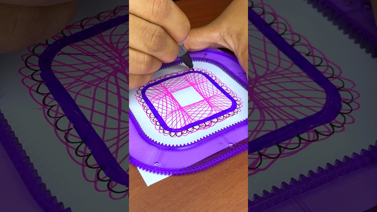 The Art of Flawless Symmetry 🌀✨ | Mind-Blowing Geometric Flow #shorts #art #asmr #zen