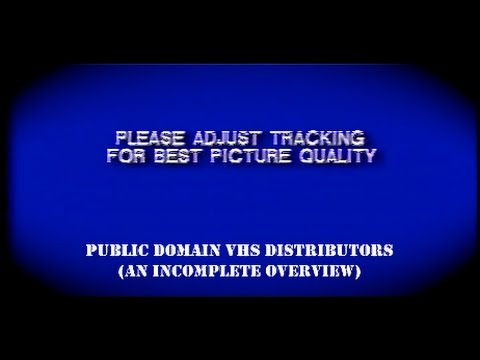 Oddity Archive: Episode 65 - Public Domain VHS Distributors (An Incomplete Overview)