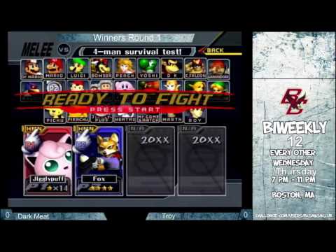 BC Biweekly 12: Winner's Round 1 - Dark Meat (Jigglypuff) vs. Troy (Fox)