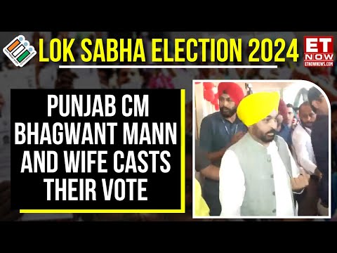 Lok Sabha Elections 2024 Phase 7 | Punjab CM Bhagwant Mann & Wife Cast Their Vote At Sangrur