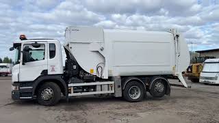 Scania P320 Garbage Truck with Side Loader (VIDEO) M&uuml;llwagen | Bild 4 - Autoline