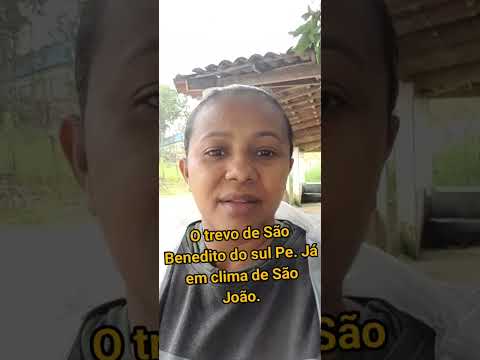 Trevo de São Benedito do sul Pe já está em clima de São João.