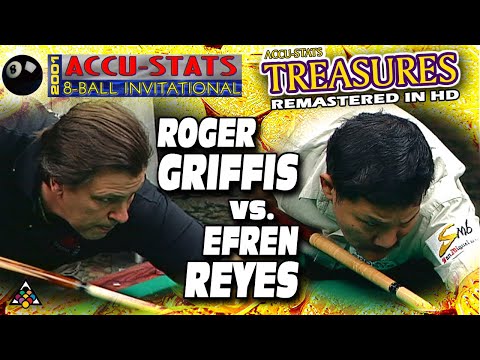 8-BALL PLAYOFF: Efren REYES vs Roger GRIFFIS - 2001 ACCU-STATS 8-BALL INVITATIONAL CALIFORNIA