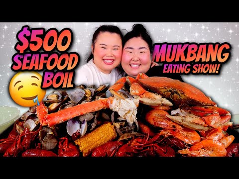 Epic Seafood Boil Mukbang | King Crab, Shrimp, and More!