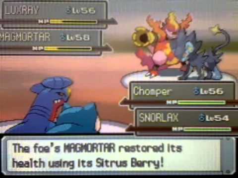 Pokemon Platinum Walkthrough Part 74:Volkner and Flint Double Battle!