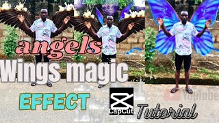 Angels wings magic effect capcut magic tutorial