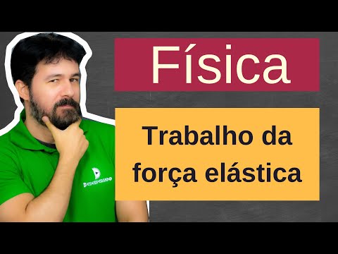 Física - Aula 65 - Trabalho da força elástica - Trabalho de uma força