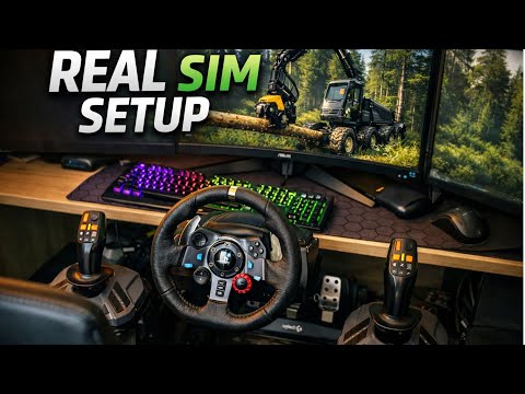 This Is My REAL Gaming Setup for Heavy Machinery Simulator Games 🎮🚜