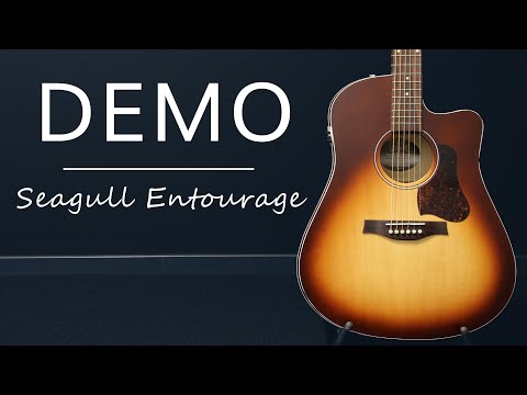 Пример звучания электроакустической гитары Seagull Entourage Autumn Burst QIT CW