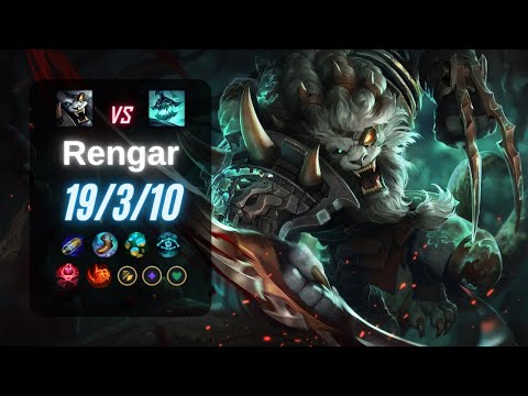 Rengar Jungle vs Hecarim - EUW LoL Challenger 13.9