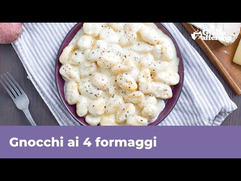 GNOCCHI AI 4 FORMAGGI: fatti in casa e super CREMOSI!