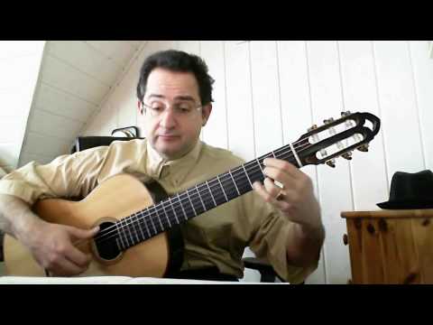 Romanza for solo  Guitar  by THierry Tisserand
