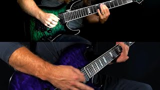 Video thumbnail for ESP LTD Viper-1000 SEE THRU PURPLE SUNBURST and E-II HORIZON FR-7 BLACK TURQUOISE BURST October 2023 by Brendan Breakdown