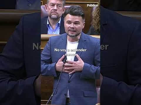 Gabriel Rufián, to the People's Party (PP): "What patriotism do you have when you oppose investig...