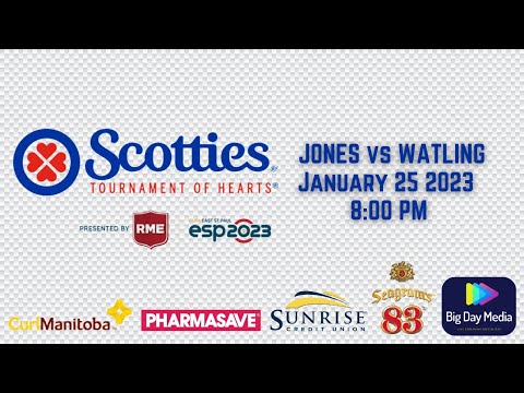 JONES vs WATLING - 2023 Scotties Tournament of Hearts presented by RME - 8:45pm