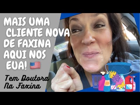 FAXINA EM MAIS UMA CASA (CLIENTE NOVA!!) | Faxina nos EUA