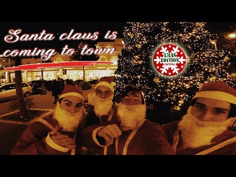 SANTA CLAUS MEETS PARKOUR IN SALERNO! [Christmas edition] - Trice Parkour