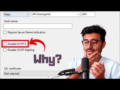 Microsoft IIS as a Backend - HTTP/HTTPS Bindings