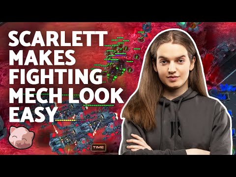 StarCraft 2 - FPV: SCARLETT's anti-mech play is INSANELY GOOD (1-game ZvT vs TIME)