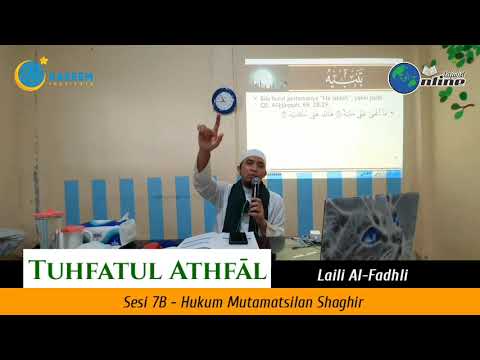 Tajwid Tuhfatul Athfal 7B | Hukum Idgham Mutamatsilain Shaghir