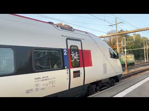 IC5 direction Rorschach départ à gare de Morges