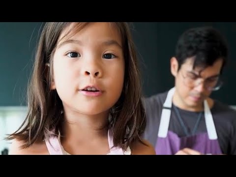 Erwan Heussaff and daughter Dahlia Amélie, gumawa ng coconut corn ice cream! Can't believe she's 5 🥰