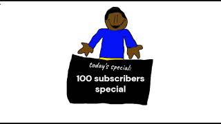 thank you for 100 subscribers