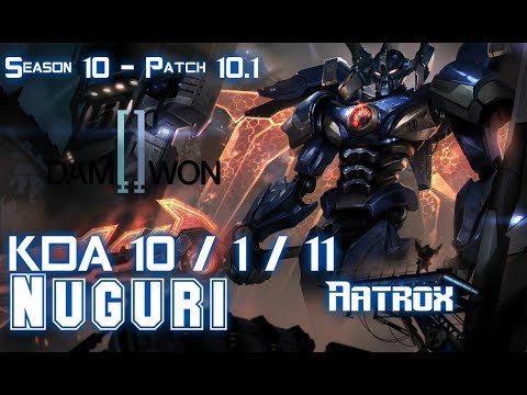 DWG Nuguri AATROX vs IRELIA Top - Patch 10.1 KR Ranked