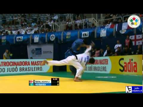 Judo 2013 World Championship Rio de Janeiro: Tatalashvili (GEO) - Ykybayev (KAZ) [-73kg]