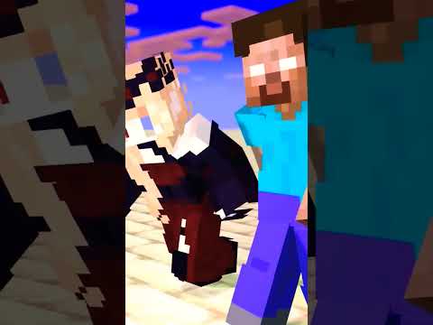 Herobrine kills Vampire girl in devil face? | Minecraft animation