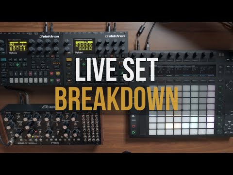 The PERFECT hybrid setup for live performances? | Ableton, Push 2, Digitone, Digitakt, Mother-32