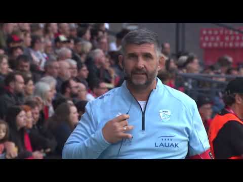 TOP 14 - Essai de Lucas MARTIN (AB) - LOU Rugby - Aviron Bayonnais