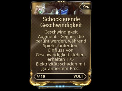 Warframe Augment: Volt Schockierende Geschwindigkeit [Deutsch/German]