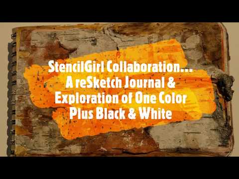 Collaborative Project - StencilGirl & reSketch Journal