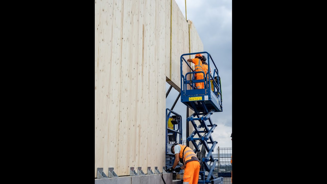 CLT Installation - 3 Copper Square