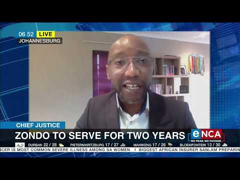 Chief Justice Judge Raymond Zondo appointed