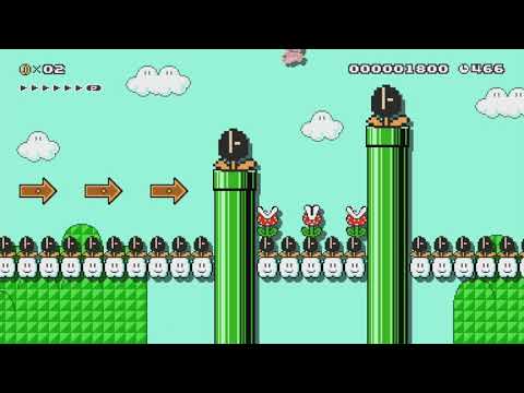 Stupid Cloud Bridge by Matt - Super Mario Maker - No Commentary 1br