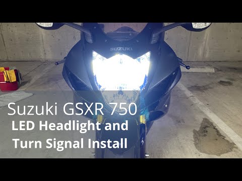 2011 - 2020 GSXR 600/750 LED INSTALL - GTR ULTRA LOW BEAMS & HIGH BEAMS - MORIMOTO LED TURN SIGNALS