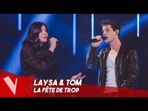 Eddy de Pretto - 'La fête de trop' ● Laysa Chennit & Tom Coclet | Duels| The Voice Belgique Saison 9