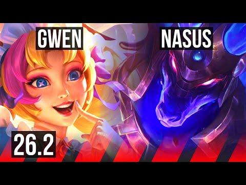 GWEN vs NASUS (TOP) | EUW Master | 26.2