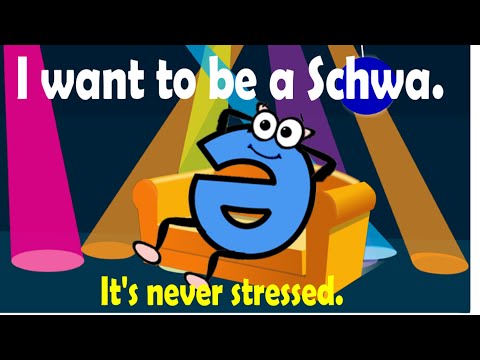 I want to be a Schwa, It's Never Stressed (Australian Animated Version) #schwa