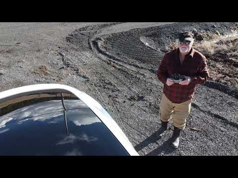 24-02-22 #12 No Fence Wetlands Drone Flight Landing on a Tesla Roof.
