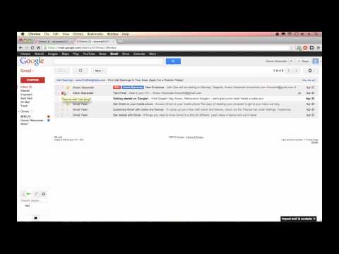 Gmail Tutorial 2013 - Gmail Settings (Part 5) Video