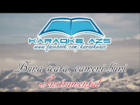 Buna Seara, Oameni Buni - Karaoke AZS | Negativ