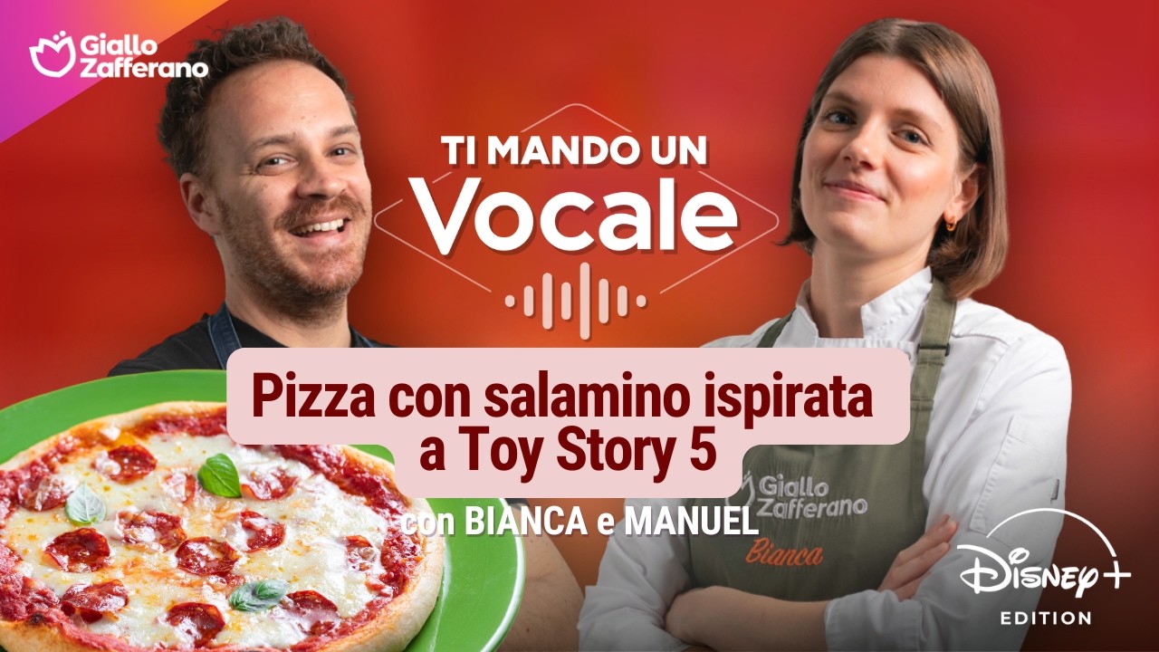 Ti mando un vocale | Disney+ Edition: Pizza con salamino ispirata a Toy Story 5