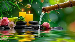 Beautiful Piano with Bamboo Water Fountain 🌿 Calming Music for Sleep, Meditation and Healing