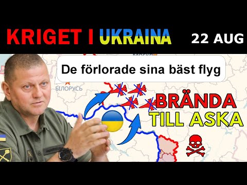 22 Aug: FRAMGÅNGSRIKT BAKHÅLL! Ukrainarna FÖRGÖR RYSKA STRATEGISKA BOMBPLAN! | Kriget i Ukraina