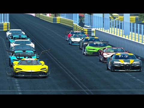 Koenigsegg Tornado Concept vs Bugatti Hypercars at Macau