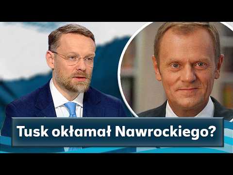 "Kłamał dzisiaj albo prezydentowi". Człowiek Nawrockiego wskazuje na Tuska