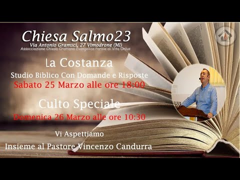 Salmo23.it Culto del 26\03\2023 "Pastore Vincenzo Candurra"
